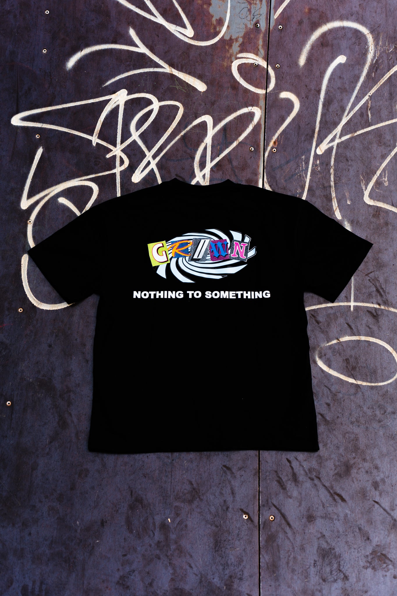 "Swirl" Black TEE
