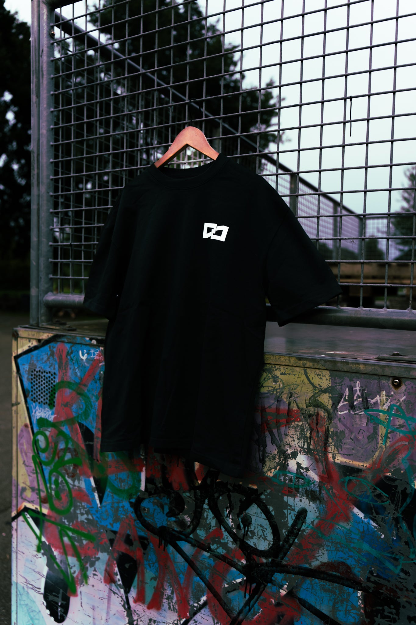 "Swirl" Black TEE